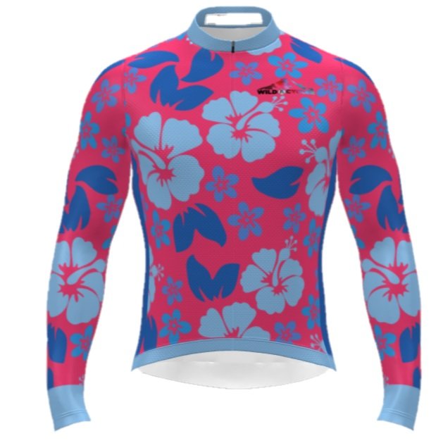 Groovy Flower Long Sleeve Jersey (Women's)-SQ2252783