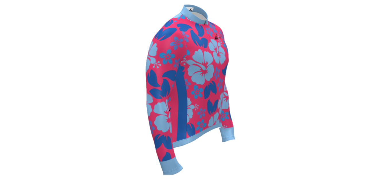 Groovy Flower Long Sleeve Jersey (Women's)-SQ2252783