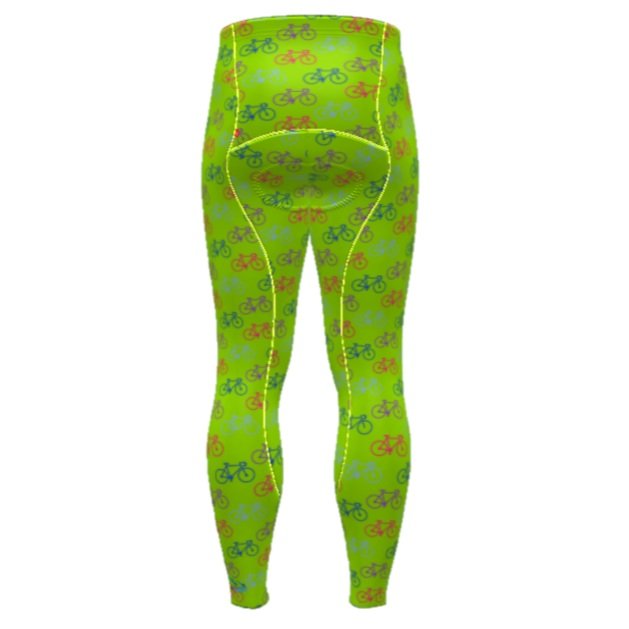 Green Bike All Over Cycling Tights (Women's)-WTGBA3XL