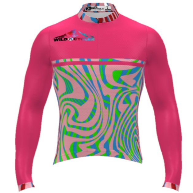 Pink Power Long Sleeve Jersey (Women's)-WLSJPP3XLR