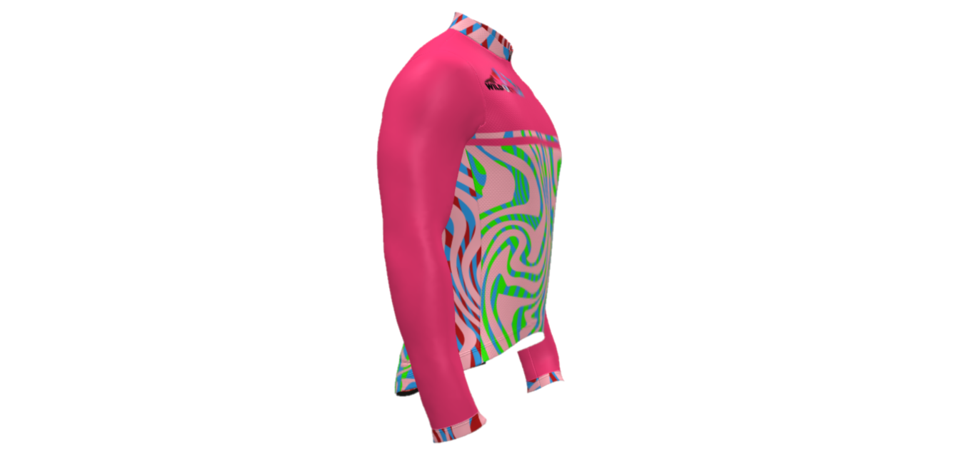 Pink Power Long Sleeve Jersey (Women's)-WLSJPP3XLR