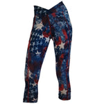 Patriotic Cycler Women's Padded Cycling Capri-WCPTCXL