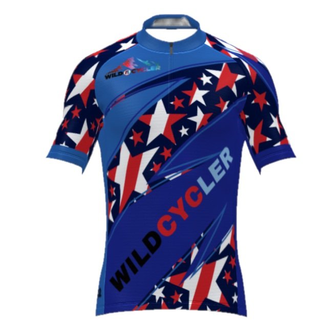 Patriotic Cycler (KIT) Jersey (Men's)-MJPTC4XLR