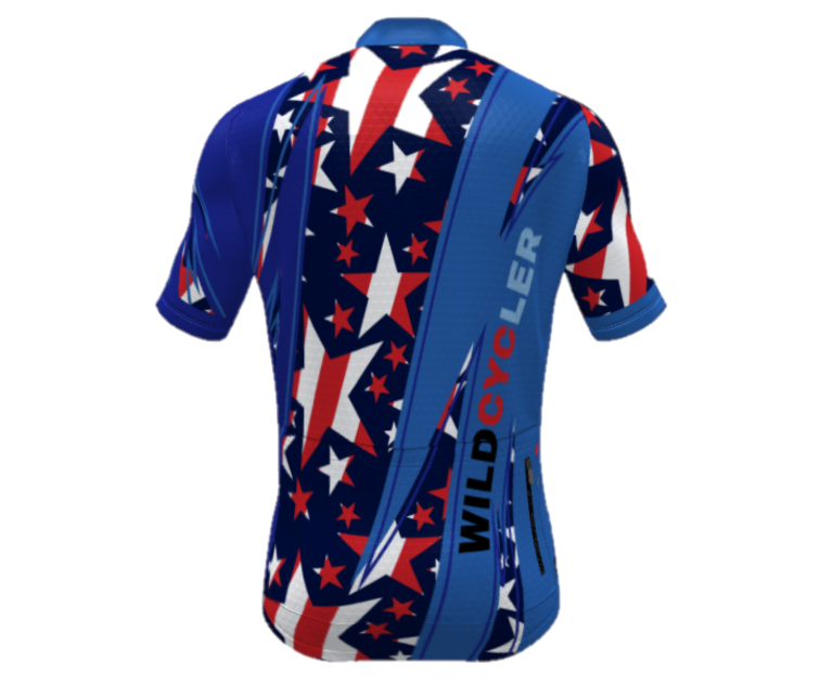 Patriotic Cycler (KIT) Jersey (Men's)-MJPTC4XLR