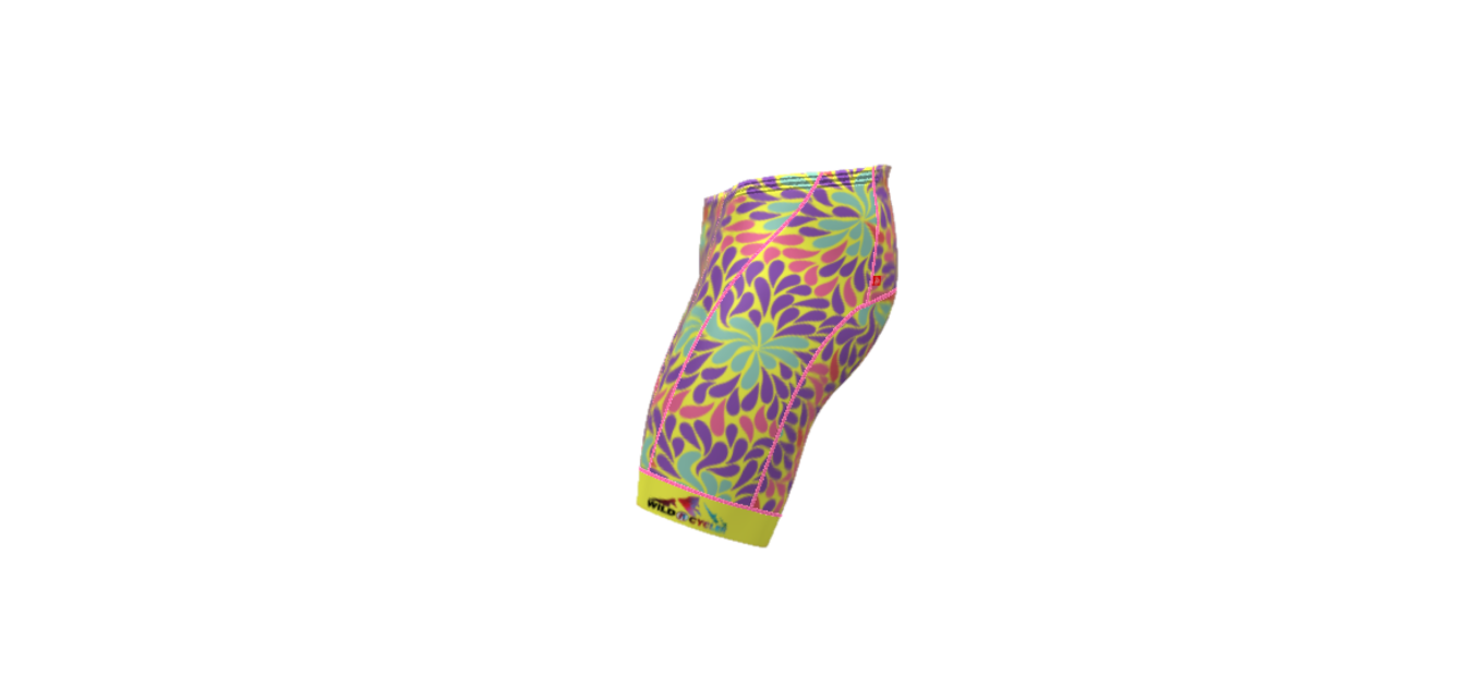 Purple Petal Power (Women's )TRI SHORT-WTSPP4XL