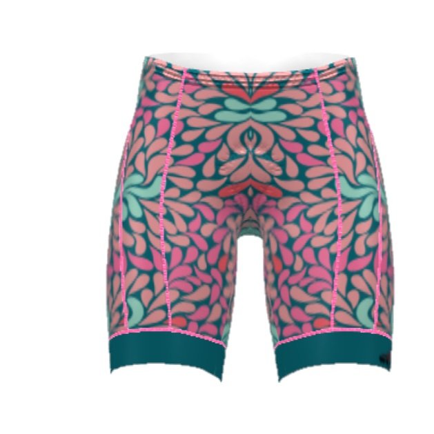 Pink Petal Power (Women's )TRI SHORT-WTSPPP4XL