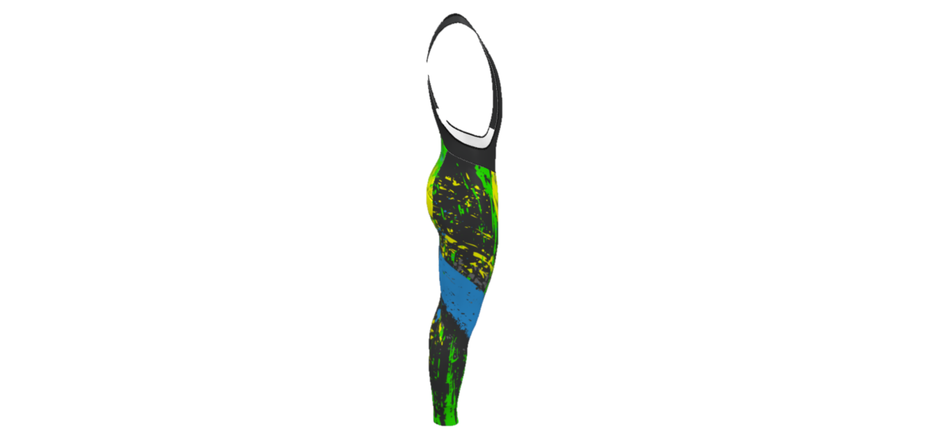 Wild Splatter Bib Tights  (Men's)-MBTWSP3XL