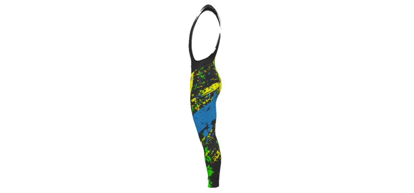 Wild Splatter Bib Tights  (Men's)-MBTWSP3XL