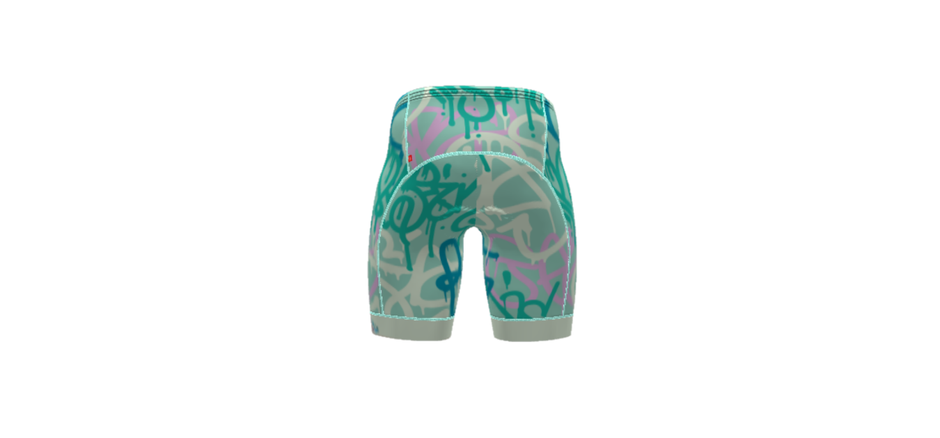 Squiggley Wild (Women's )TRI SHORT-TSSQ4XL