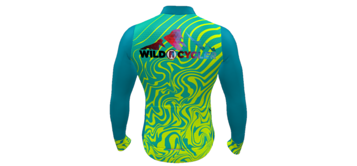 Wild Swirls Long Sleeve Jersey (Men's)-MJLSWS4XLR