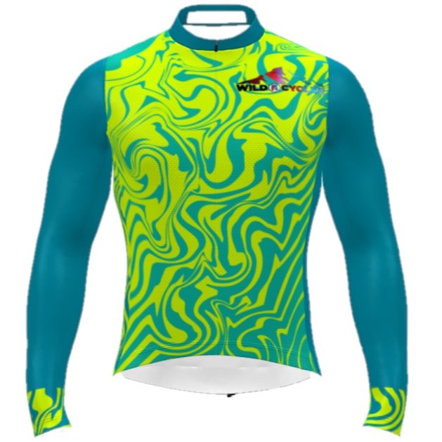 Wild Swirls Long Sleeve Jersey (Men's)-MJLSWS4XLR