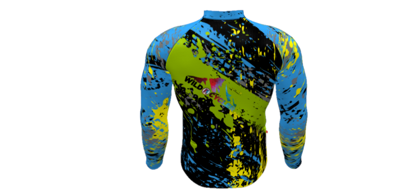 Wild Splatter Bib Tights  (Men's)-MBTWSP3XL