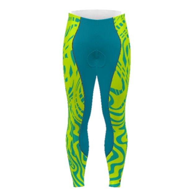 Wild Swirls Long Cycling Tights (Women's)-WTWS3XL