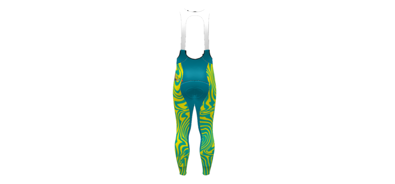 Wild Swirls Bib Tights  (Men's)-MBTWS3XL