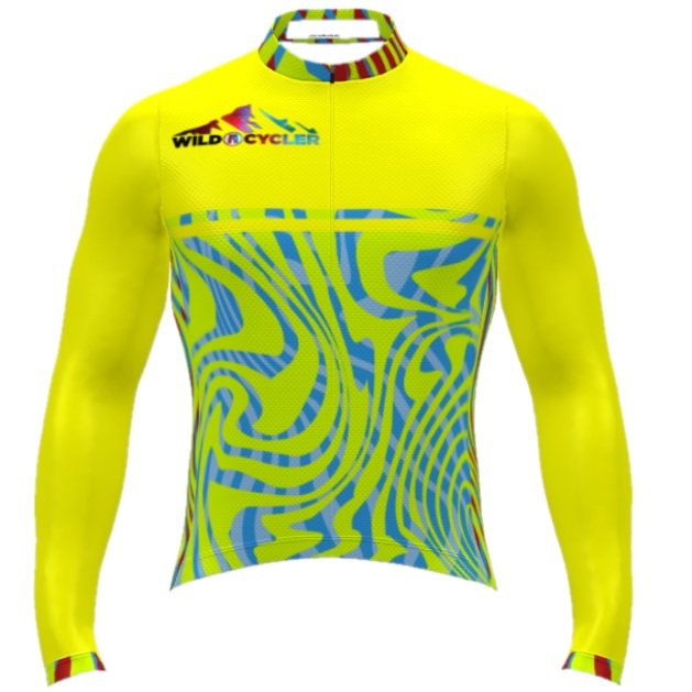 Groovy Cycler Long Sleeve Jersey (Men's)-MJLSGC4XLR